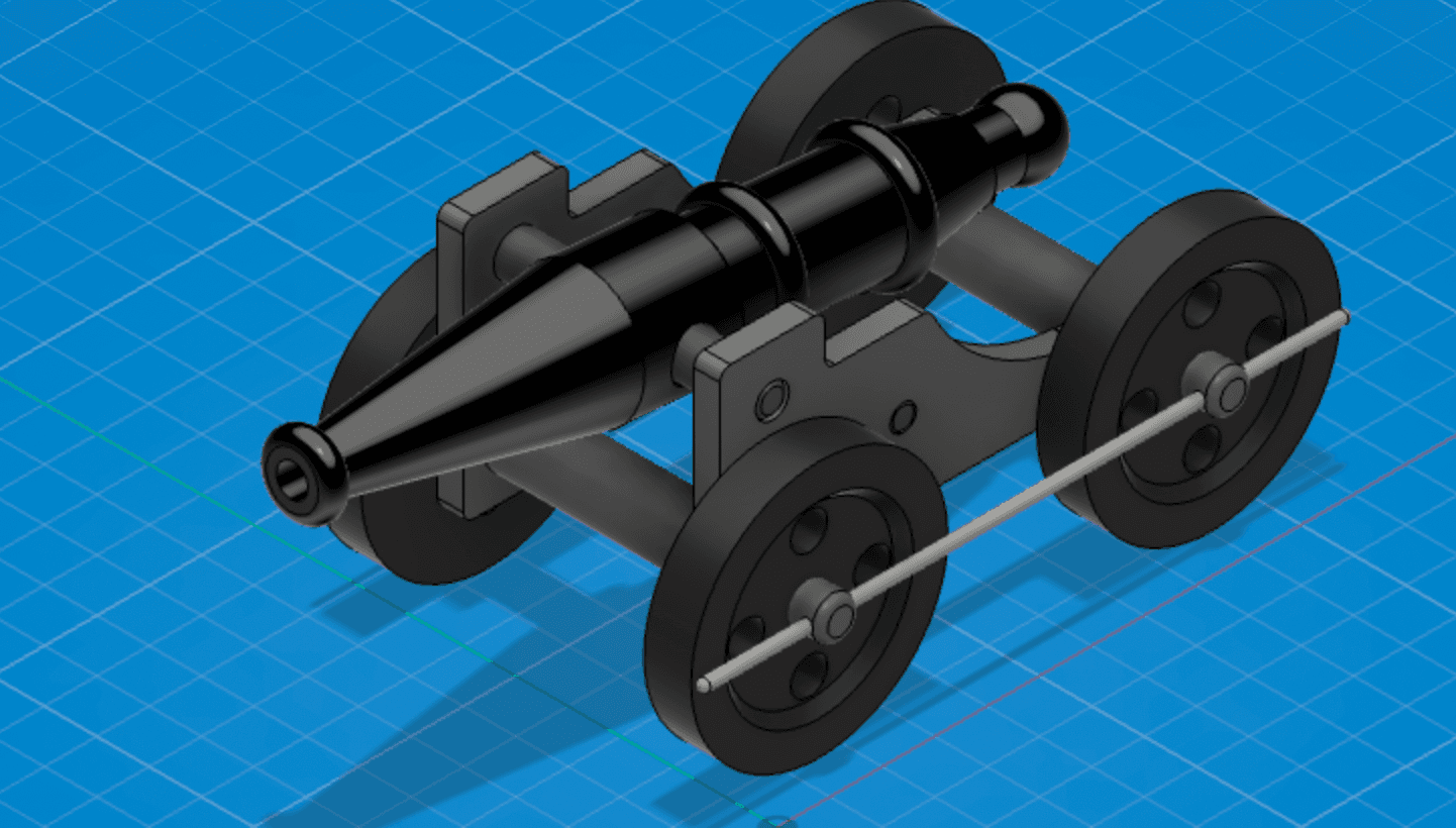 cannon v2.stl 3d model