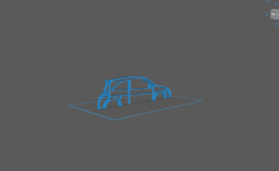 Renault - Megane 2 RS Wall Art 3d model