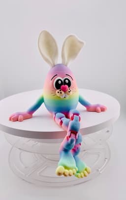 Flexi Bunny Eggs 3d model