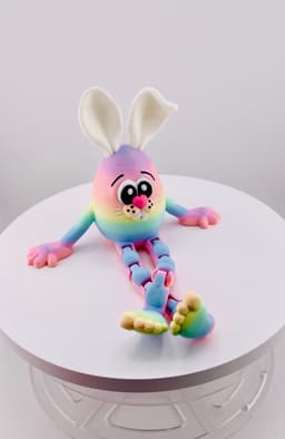 Flexi Bunny Eggs 3d model