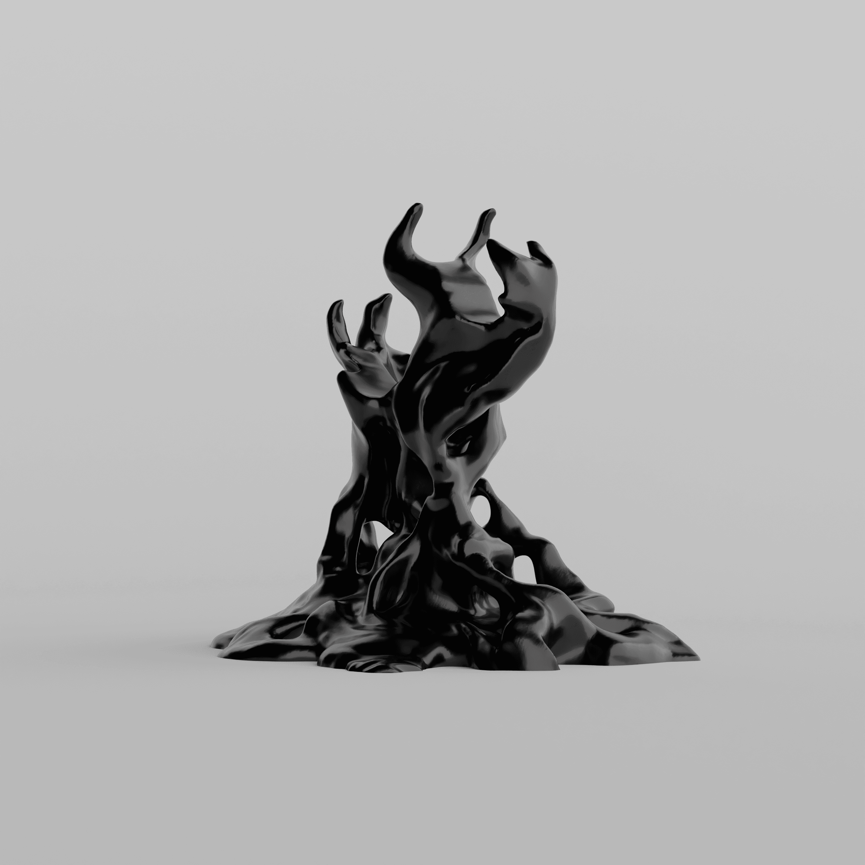 Symbiote controller stand supportless 3d model