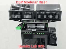 D3P riser for Bambu Lab X2D 3d model