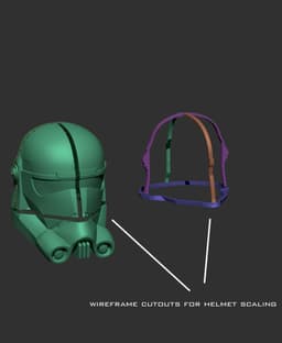 Hunter helmet from Bad Batch 3d model