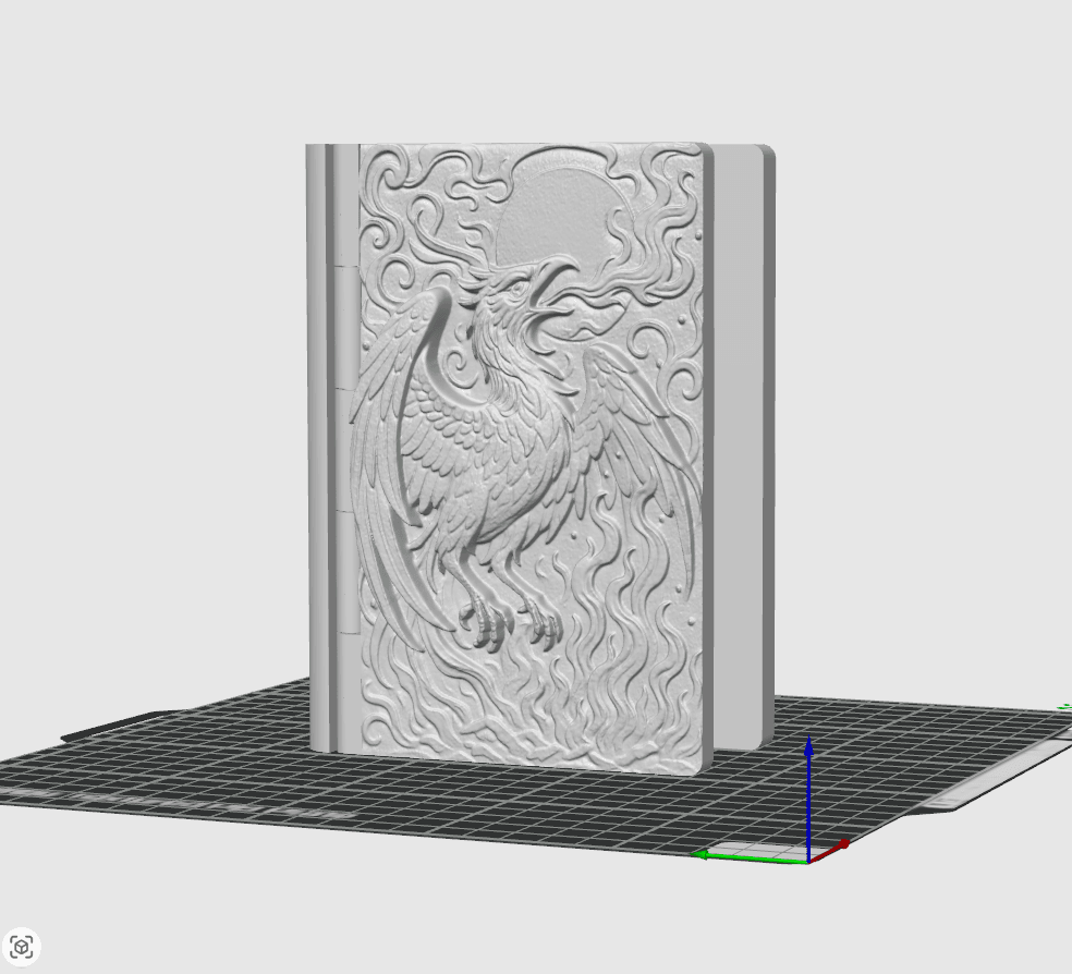 Phoenix Rebirth Book Box 3d model