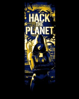 Hack the planet - Hackers take over the world - Set of bookmarks 3d model