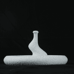 The Swan Incense Holder STL | 3D Printable Decorative Tray | Modern Incense Burner Design 3d model