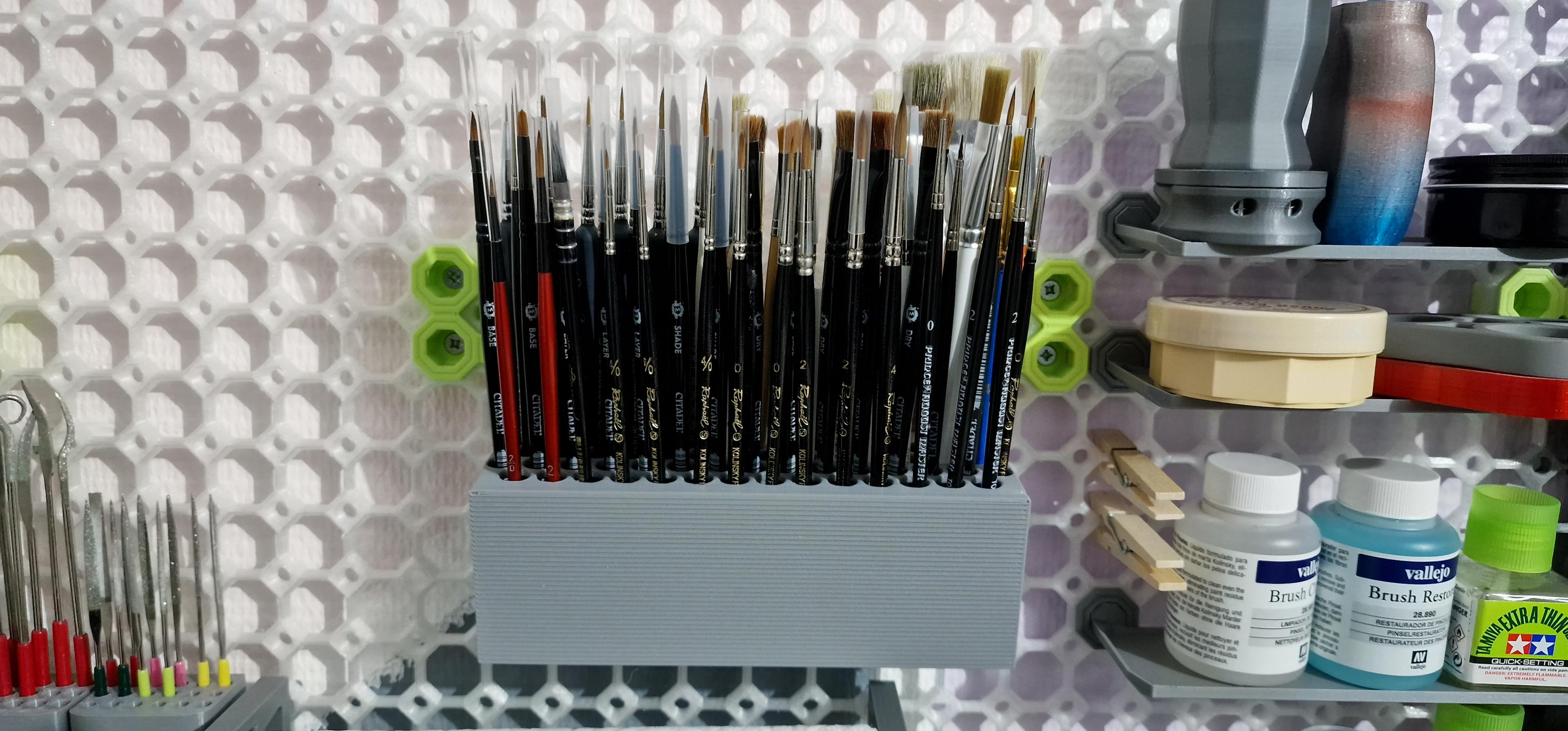 Multiboard brushes holder painting 3d model