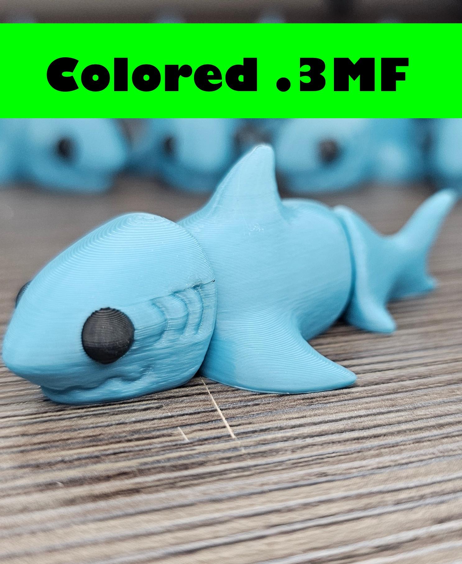 MiniMonster3BabySharkColored.3mf - Baby Shark Colored .3mf - 3d model