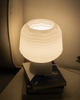 Wavy Mushroom Lamp 3d model