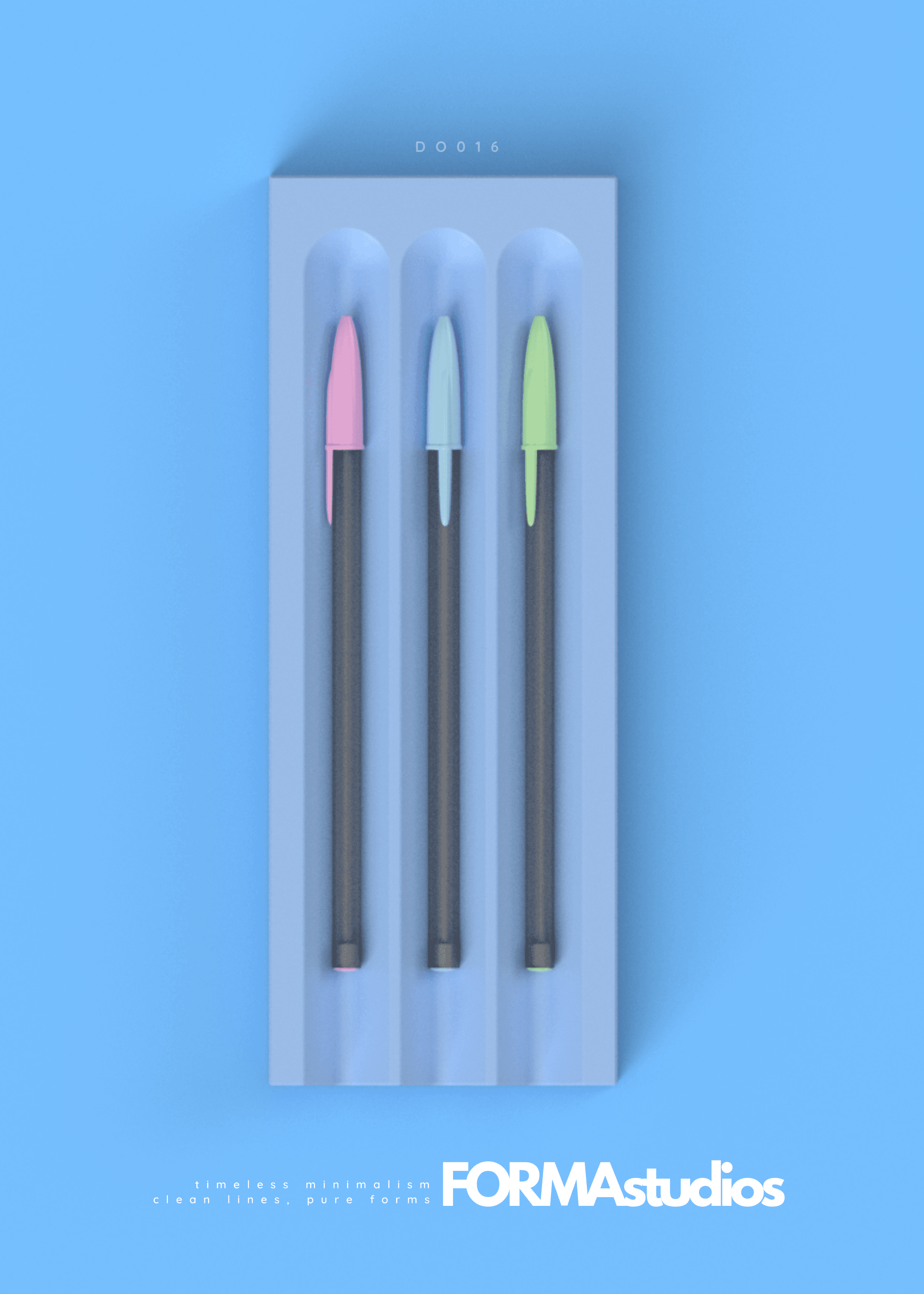 Pen Organizer - FORMAstudios DO016 3d model
