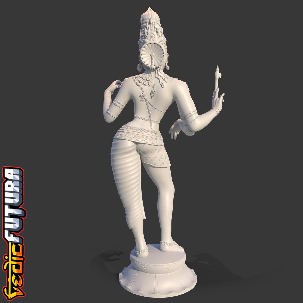 Ardhanarishvara - "the Lord Who is half woman." 3d model