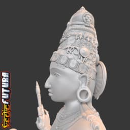 Ardhanarishvara - "the Lord Who is half woman." 3d model