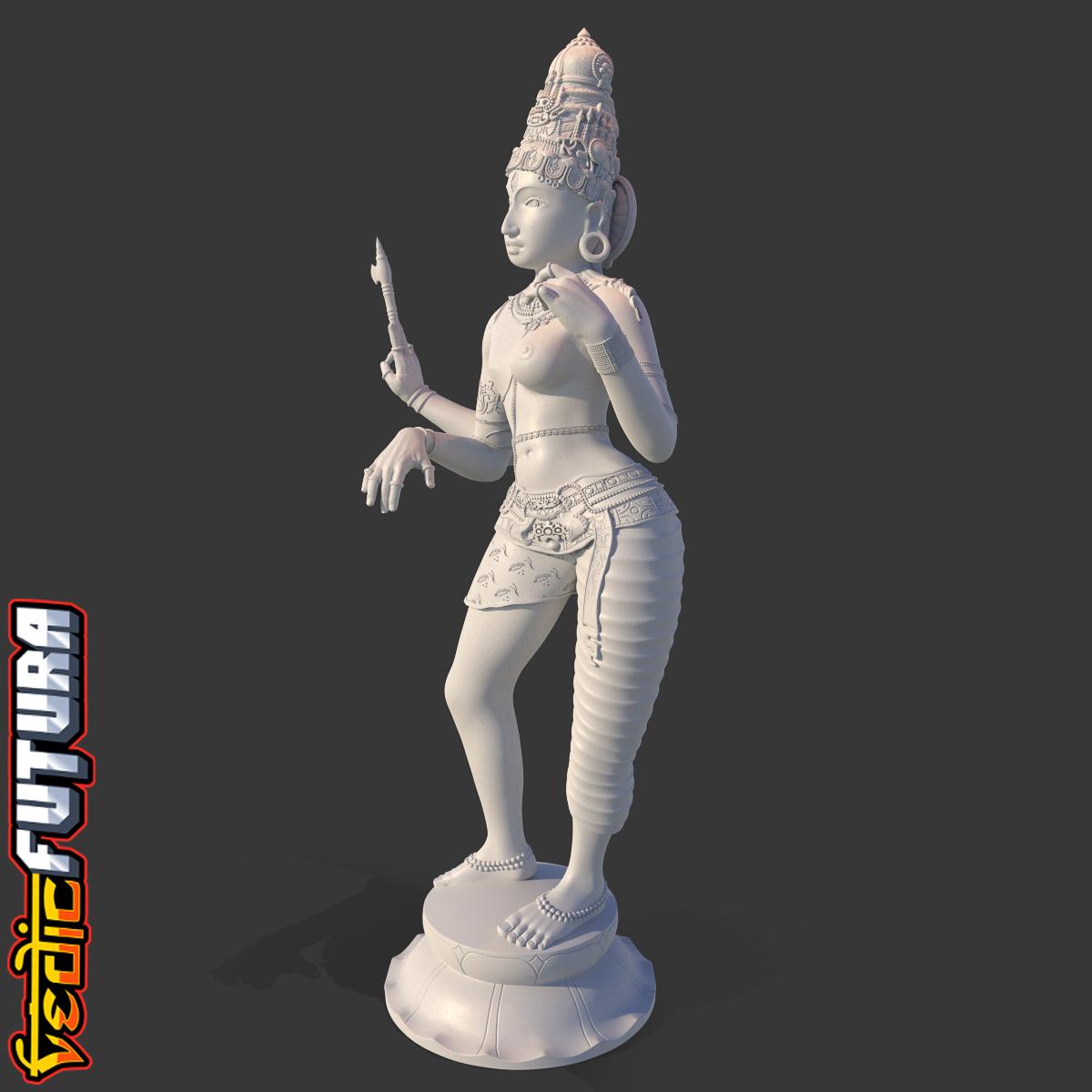 Ardhanarishvara - "the Lord Who is half woman." 3d model