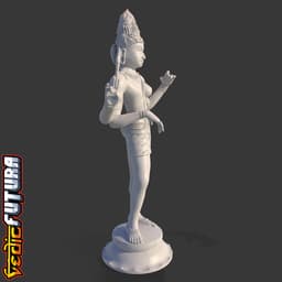 Ardhanarishvara - "the Lord Who is half woman." 3d model