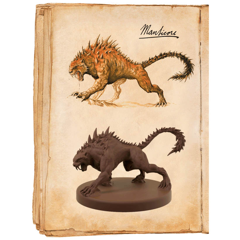 Manticore - 3Demonster 3d model