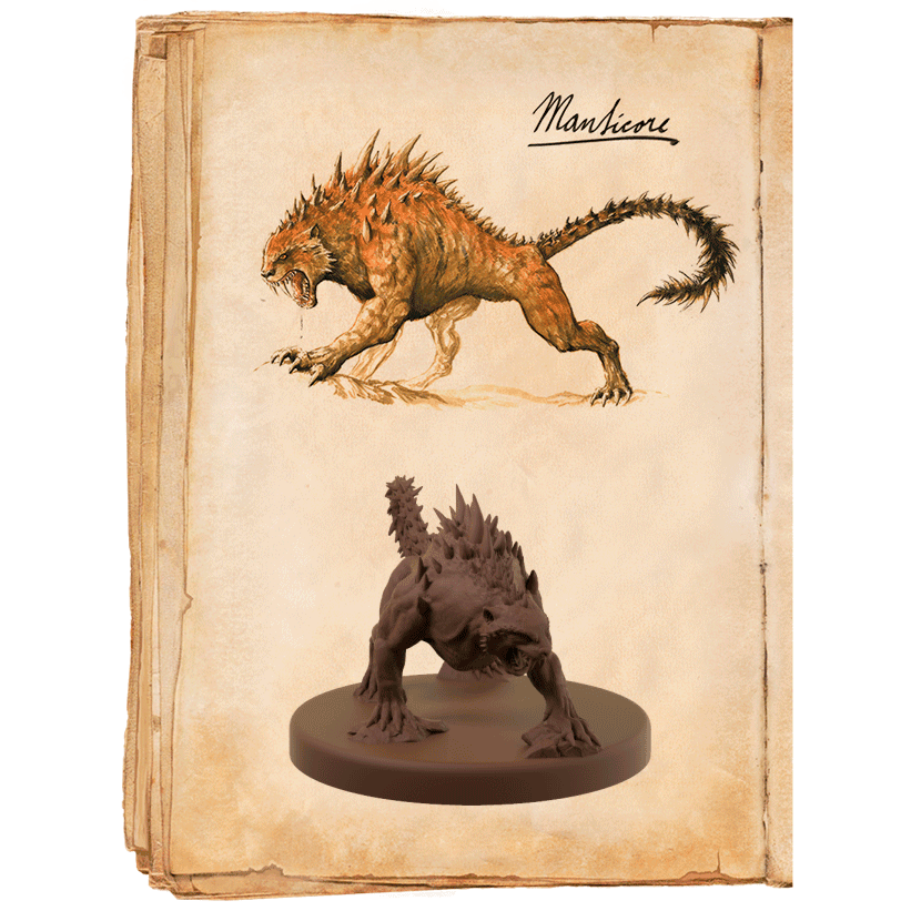 Manticore - 3Demonster 3d model