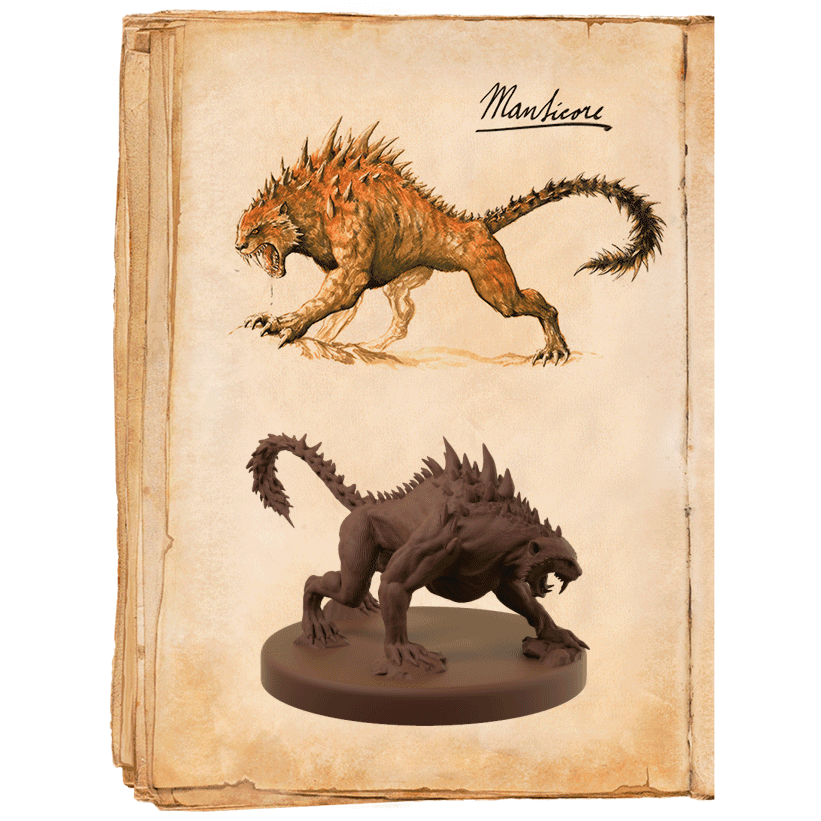 Manticore - 3Demonster 3d model