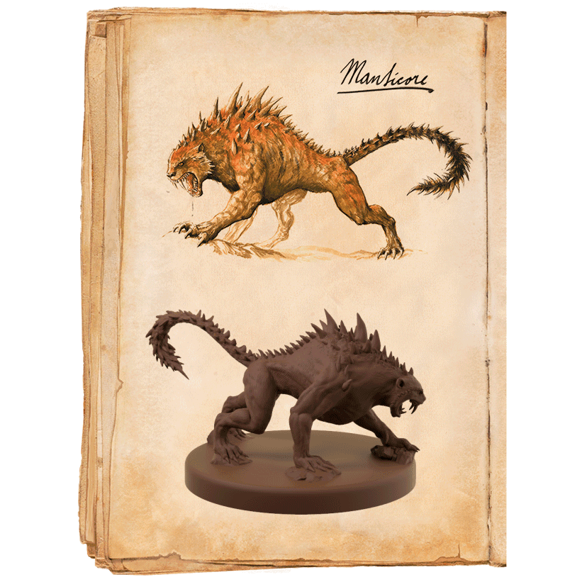 Manticore - 3Demonster 3d model