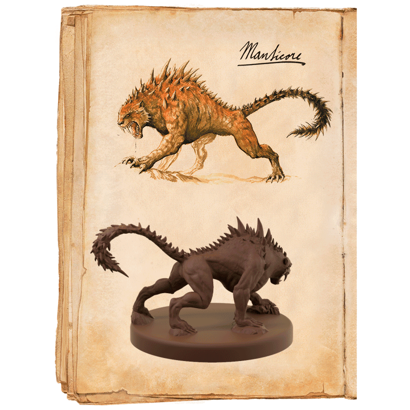 Manticore - 3Demonster 3d model