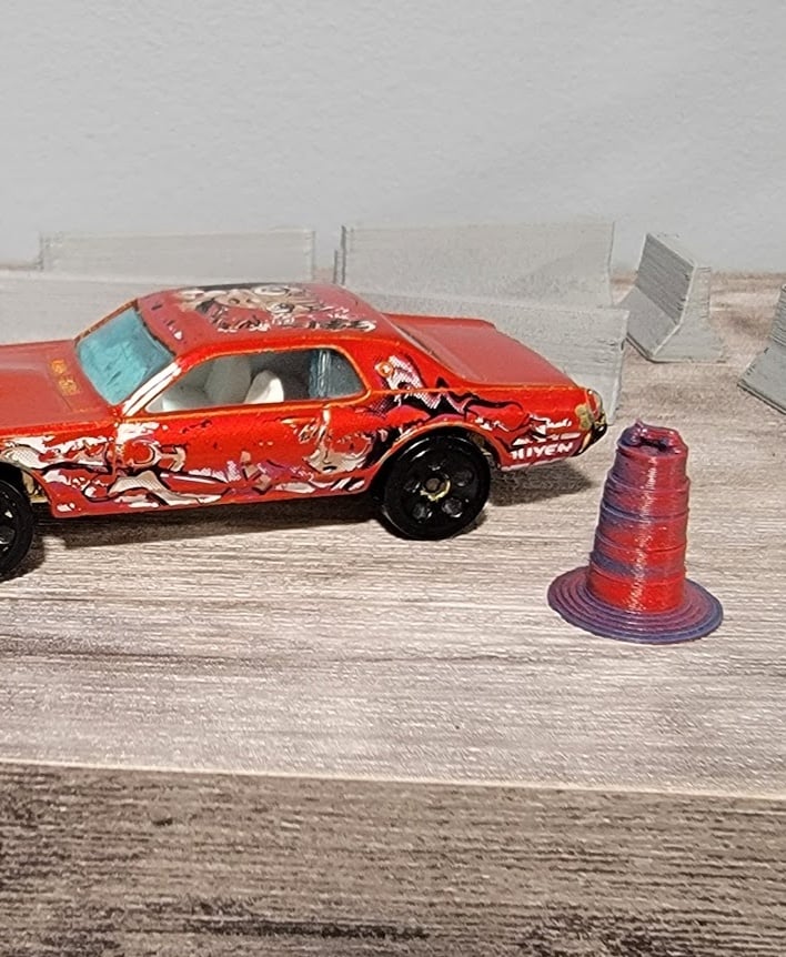 1:64 Scale Traffic Barrel 3d model