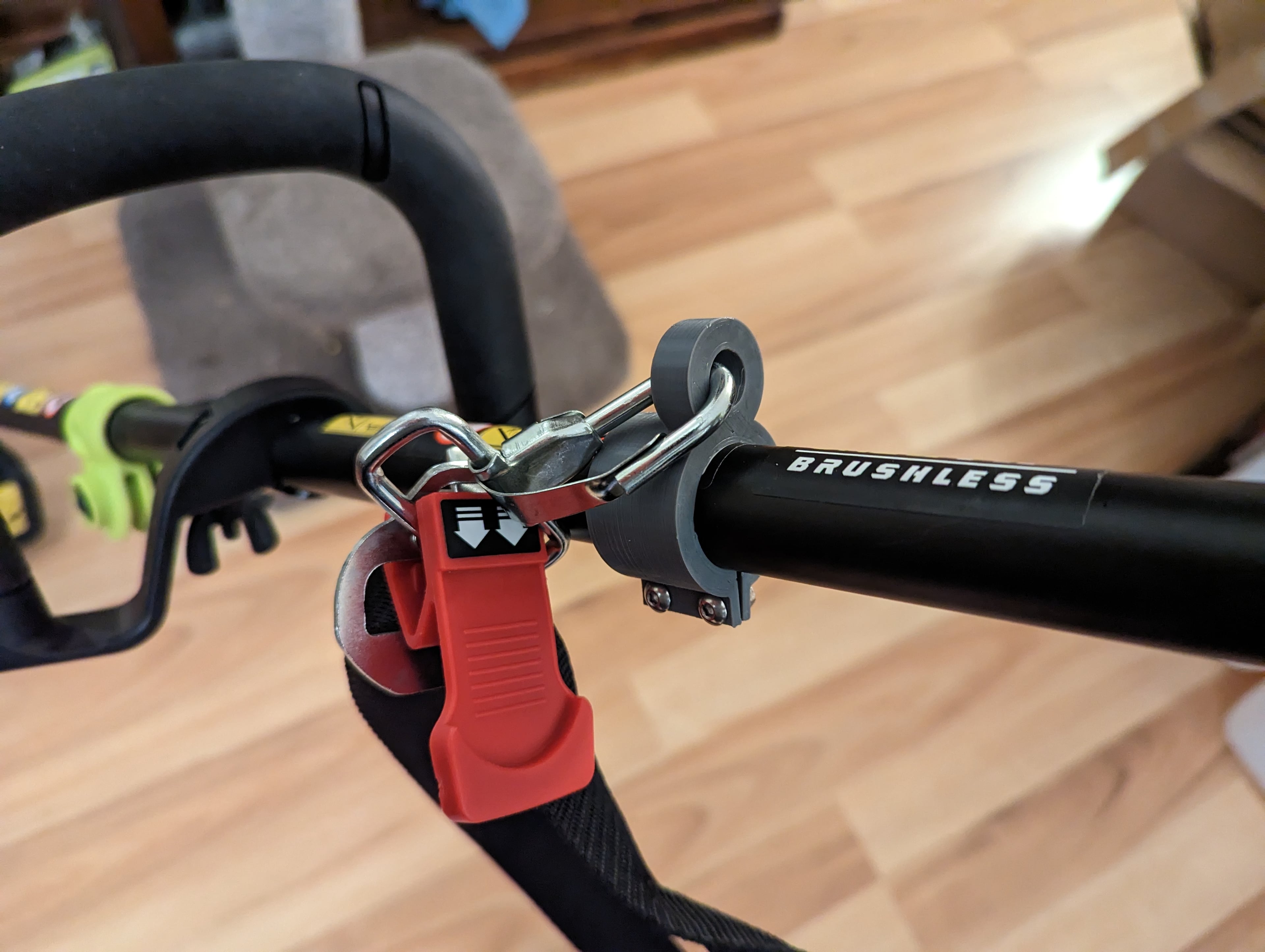 Ryobi One+ HP Brushless Line Trimmer Shoulder Strap 3d model
