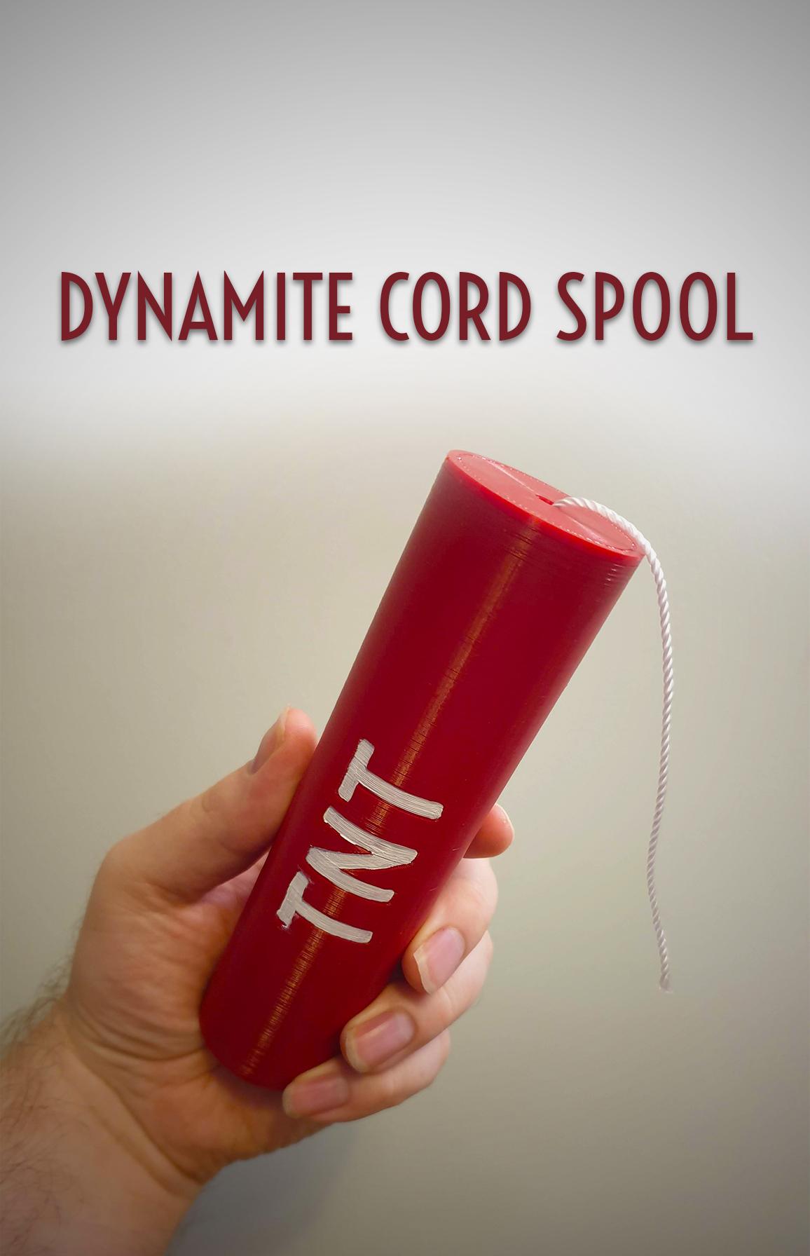Dynamite Cord Spool 3d model