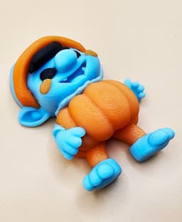 Little Monster Fridge Magnet 3d model