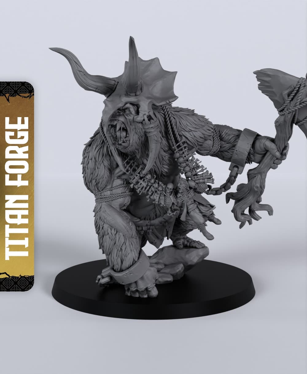 Kong - With Free Dragon - 5e DnD Inspired for RPG and Wargamers 3d model