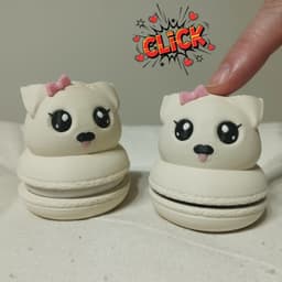 Macaron Dog Fidget Clicker - AMS/CFS Compatible 3d model