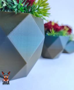 Plant Pot Set (3) 3d model