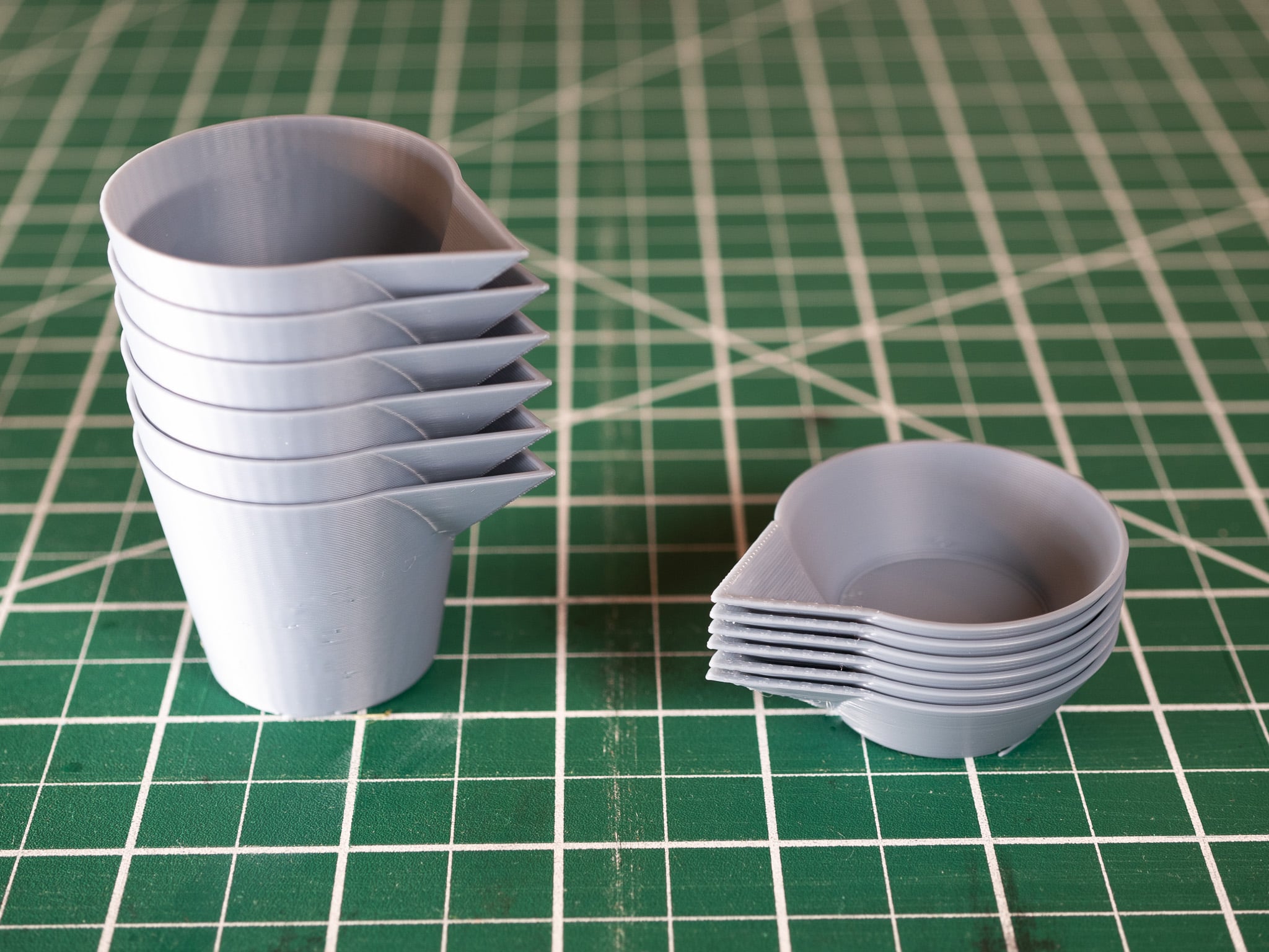 Stackable Paint Mix Cup 3d model