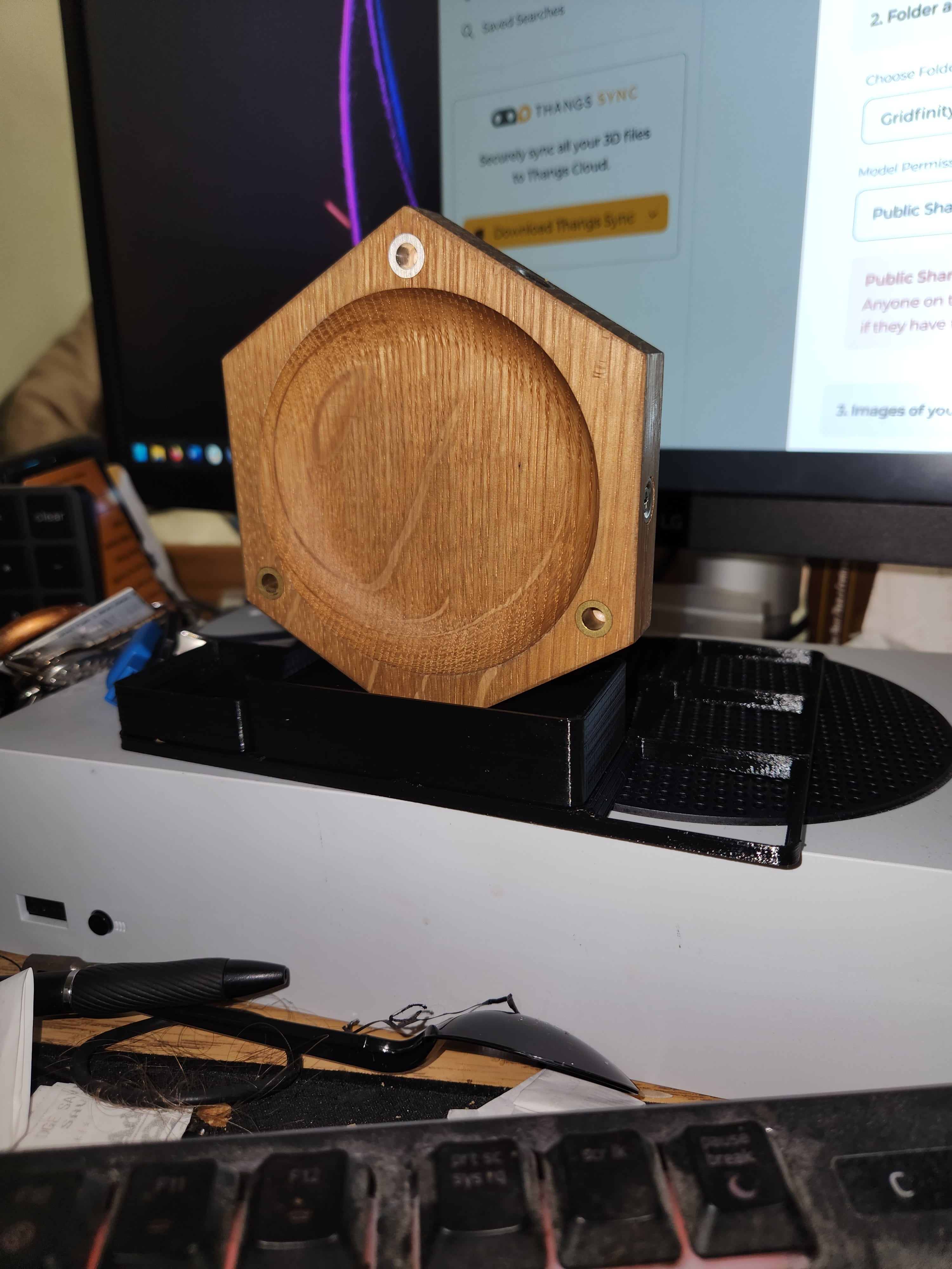 Gridfinity Wyrmwood Tile Display and Storage Blocks 3d model