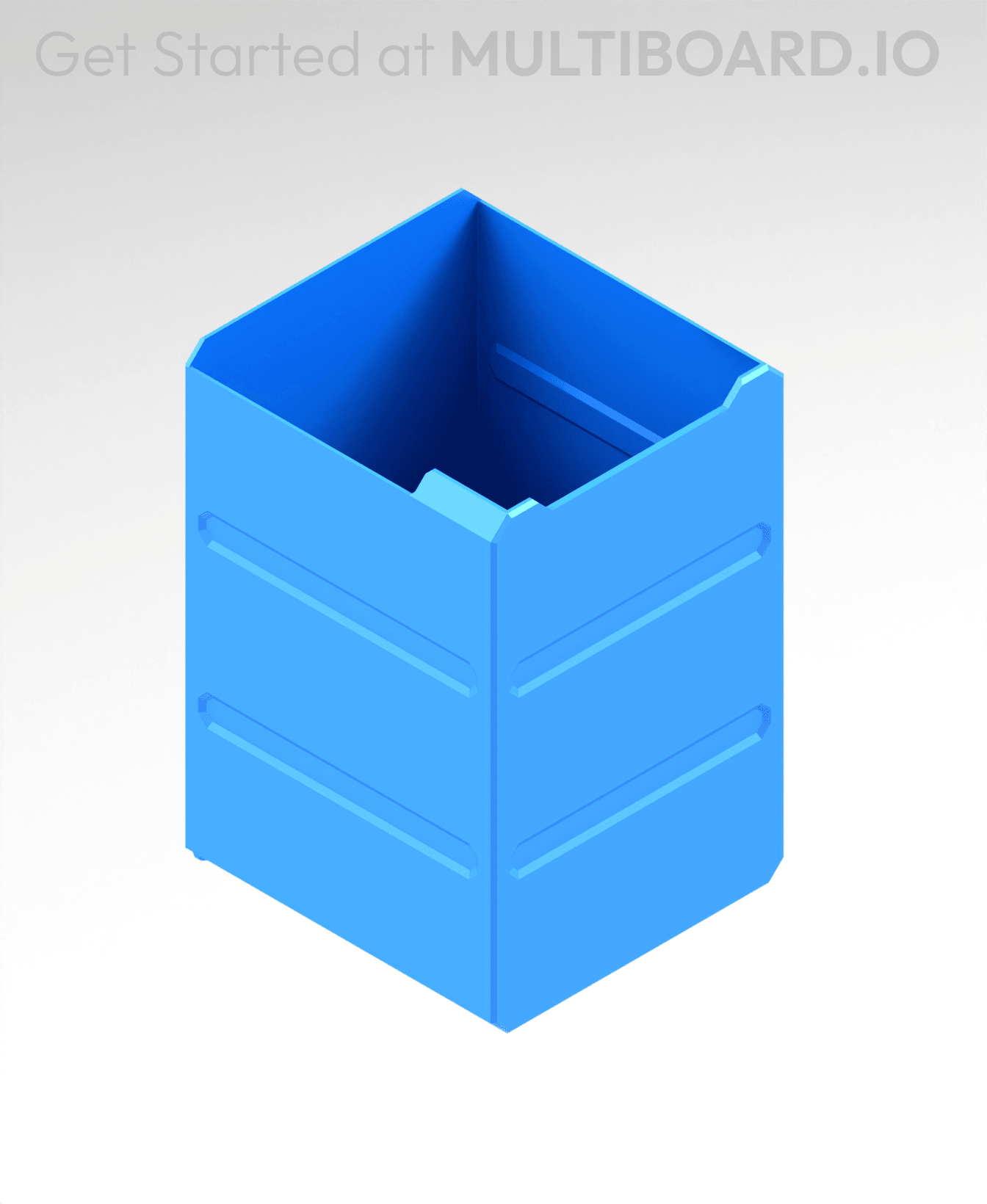 2x3x2 LU - MultiBin Simple Drawer 3d model