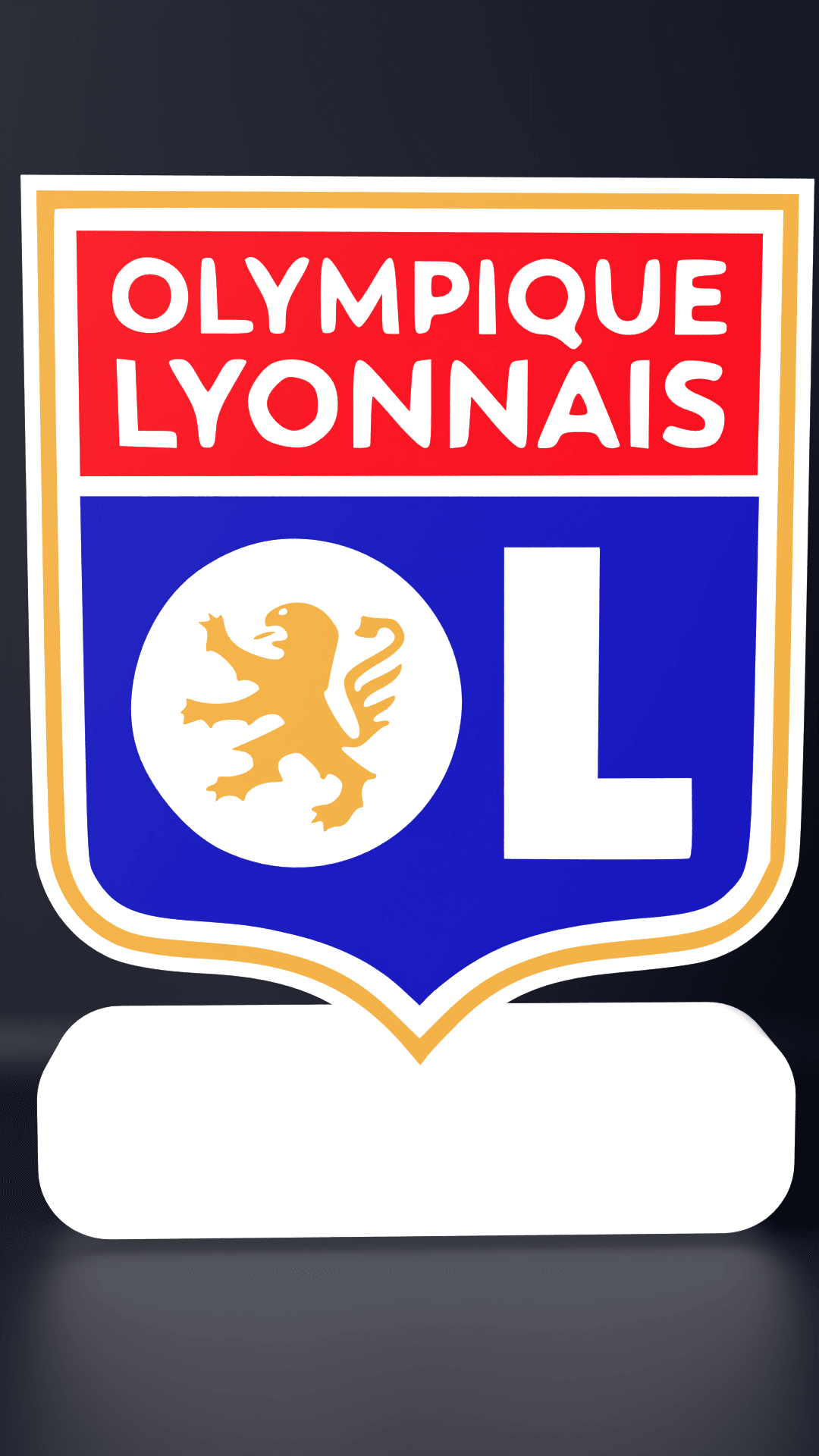 Olympique Lyonnais - LED strip compatible 3d model