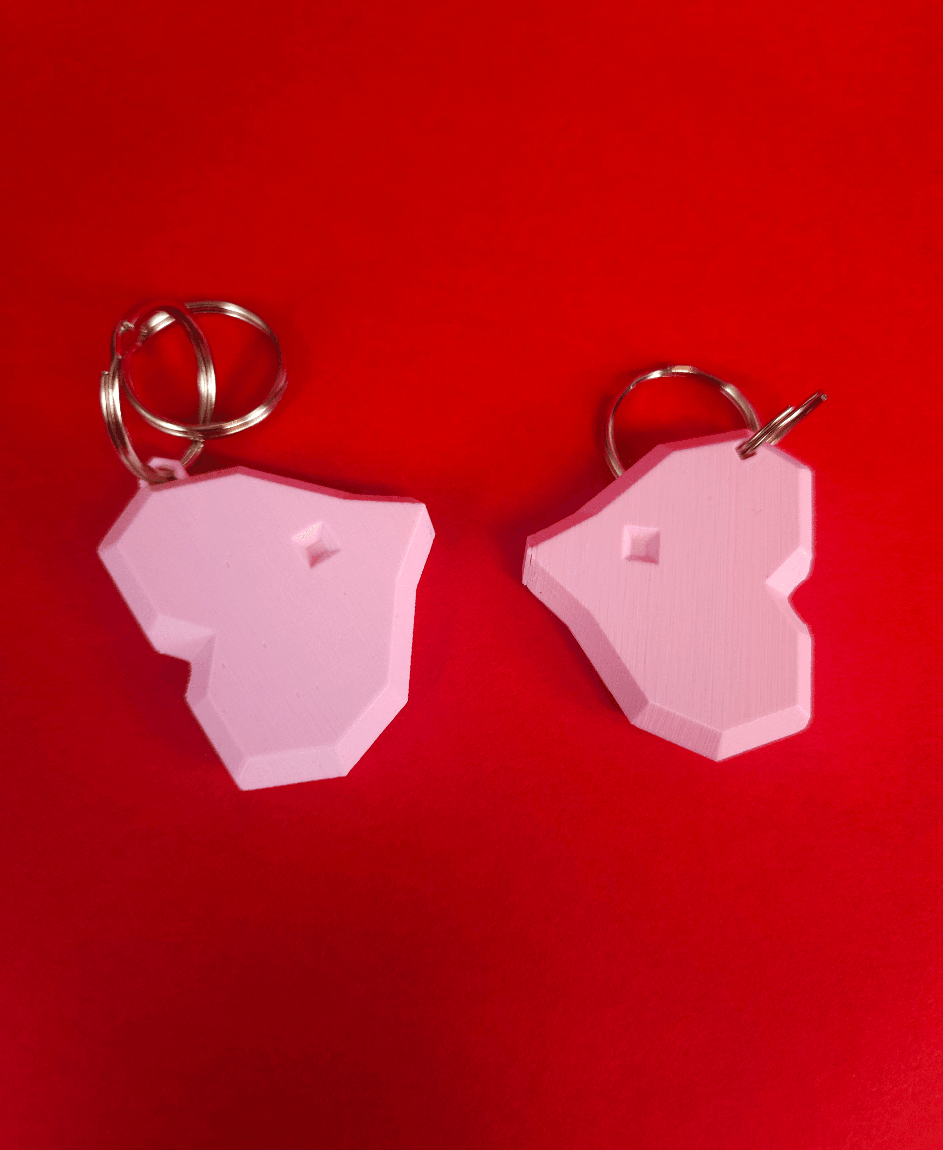 Luvdisc Valentine Magnetic Low Poly Keychain 3d model
