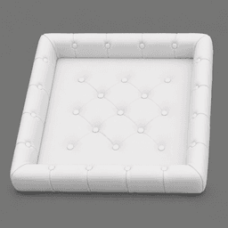 Free Tufted Jewelry Tray STL – Coquette Ring Holder & Luxury Vanity Organizer 3D Print 3d model