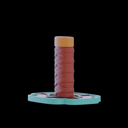 Uzui Sword Soda Cup Topper 3d model