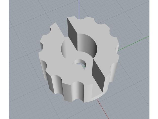 Anet A8 Bed Leveling Knob 3d model