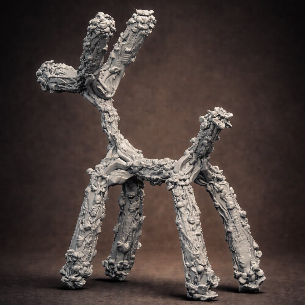 ABSTRACT DOG SCULPTURE 3d model