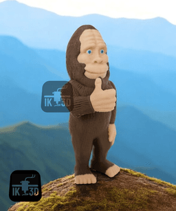 Bigfoot Thumbs Up / 3MF Included / Easy Print 3d model