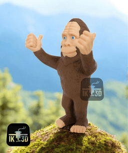Bigfoot Thumbs Up / 3MF Included / Easy Print 3d model
