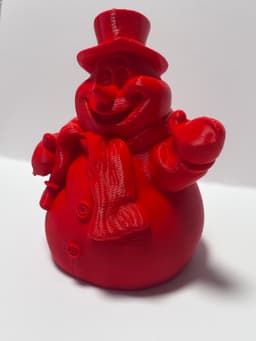 Christmas snowman 3d model