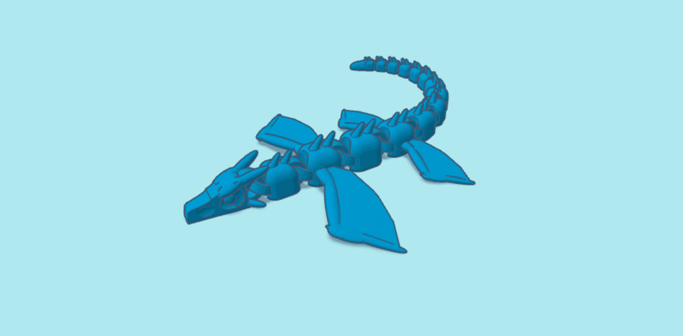 Articulated Sea Dragon 3d model