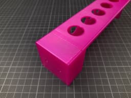 Extra long IKEA LACK table modular leg extensions 194mm (removable) 3d model