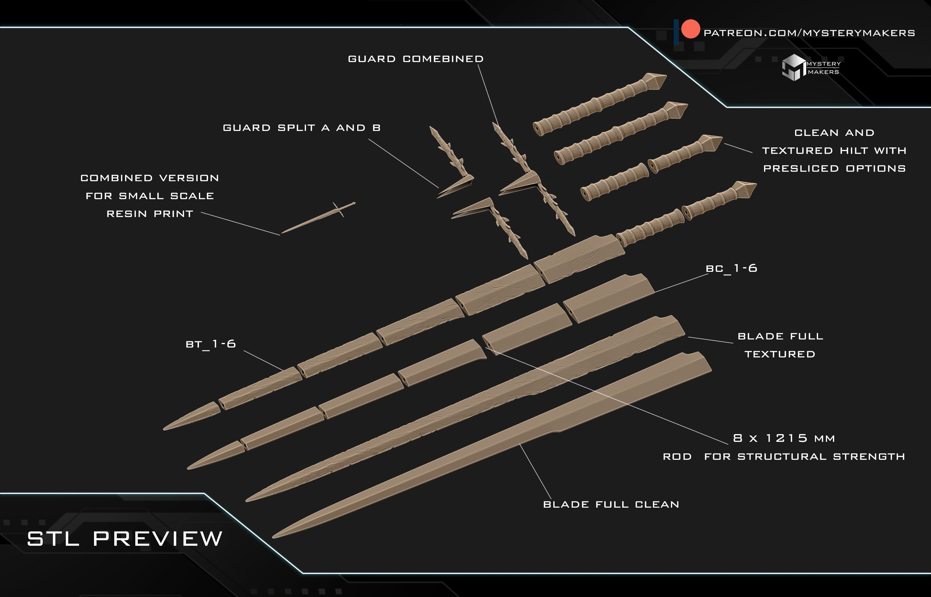 Ringwraith sword 3d model