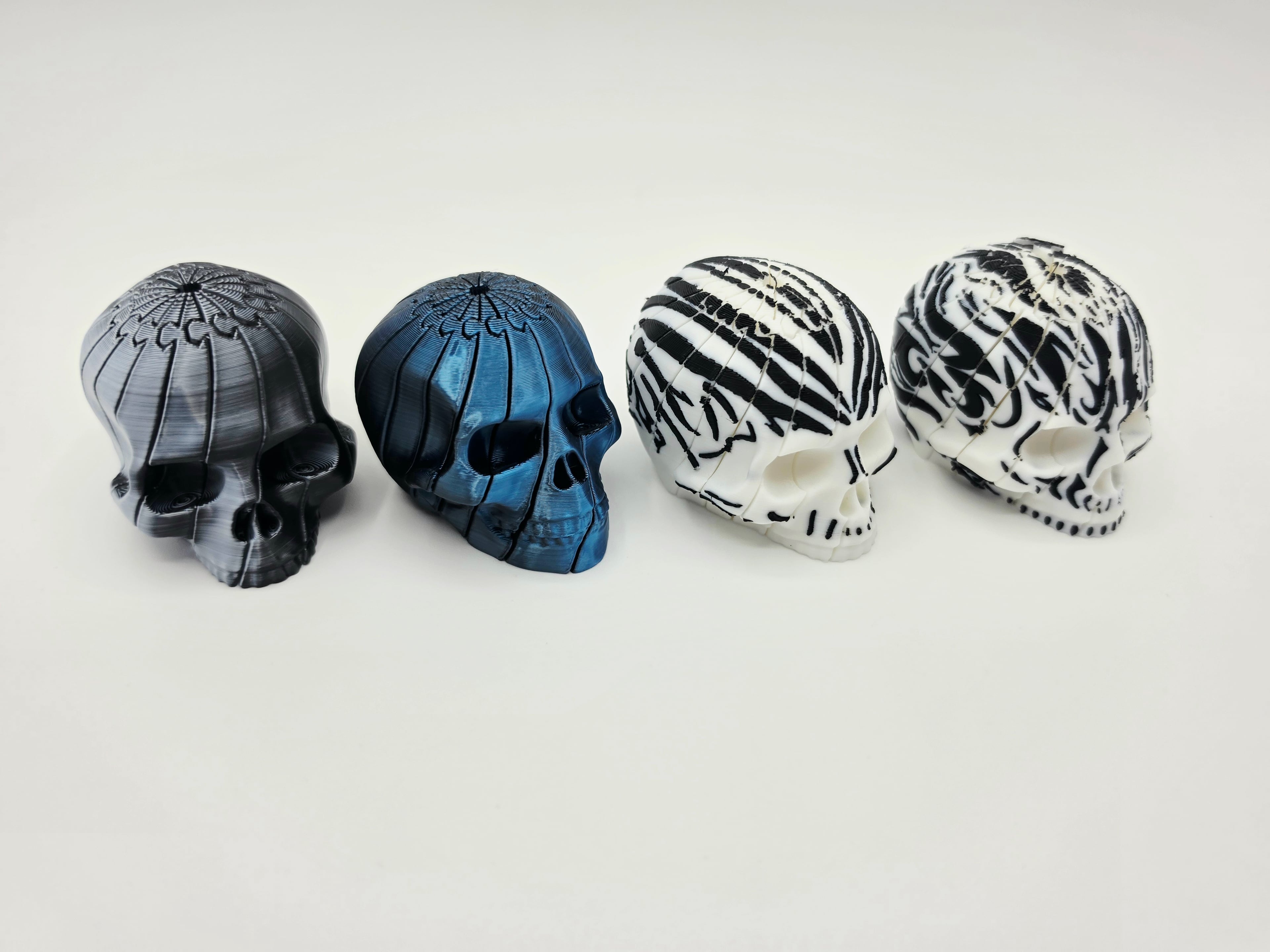 Mini Twist Fidget Skull Collection 3d model