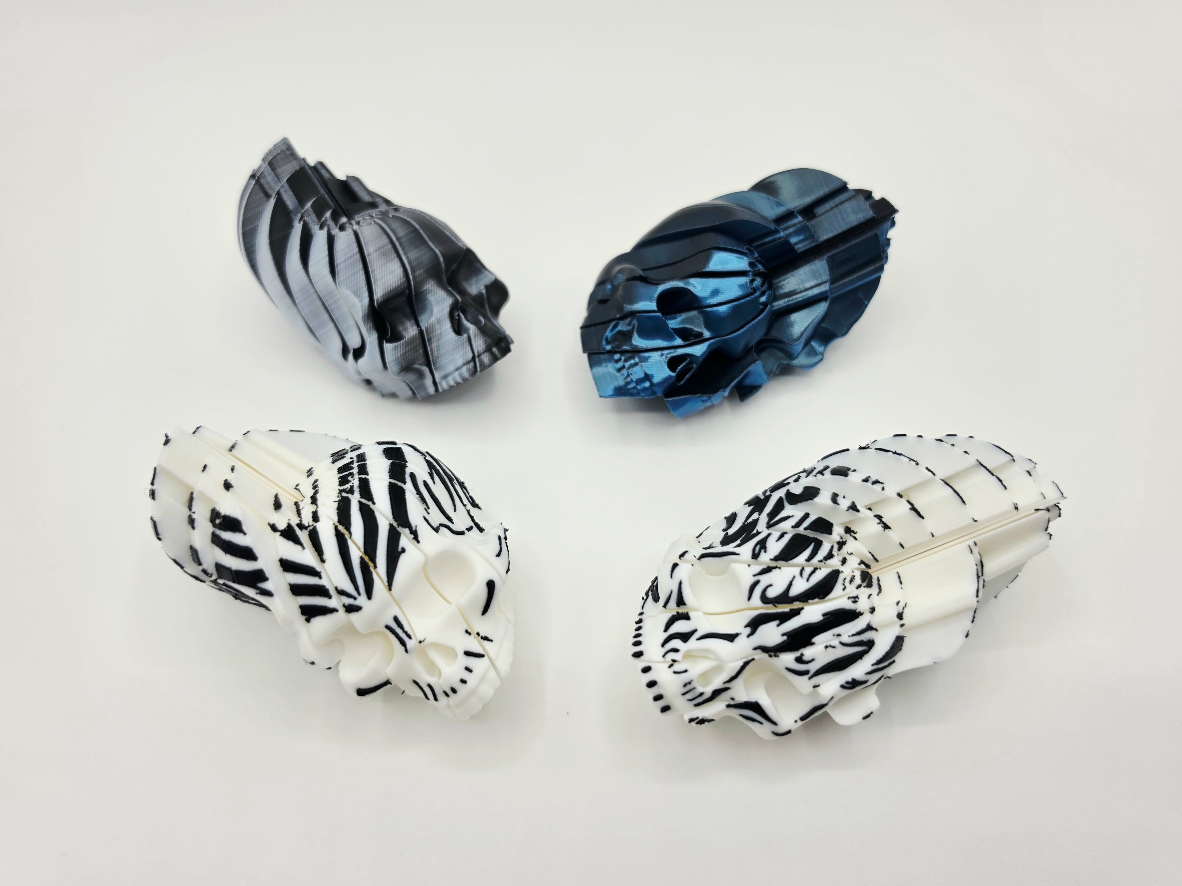 Mini Twist Fidget Skull Collection 3d model