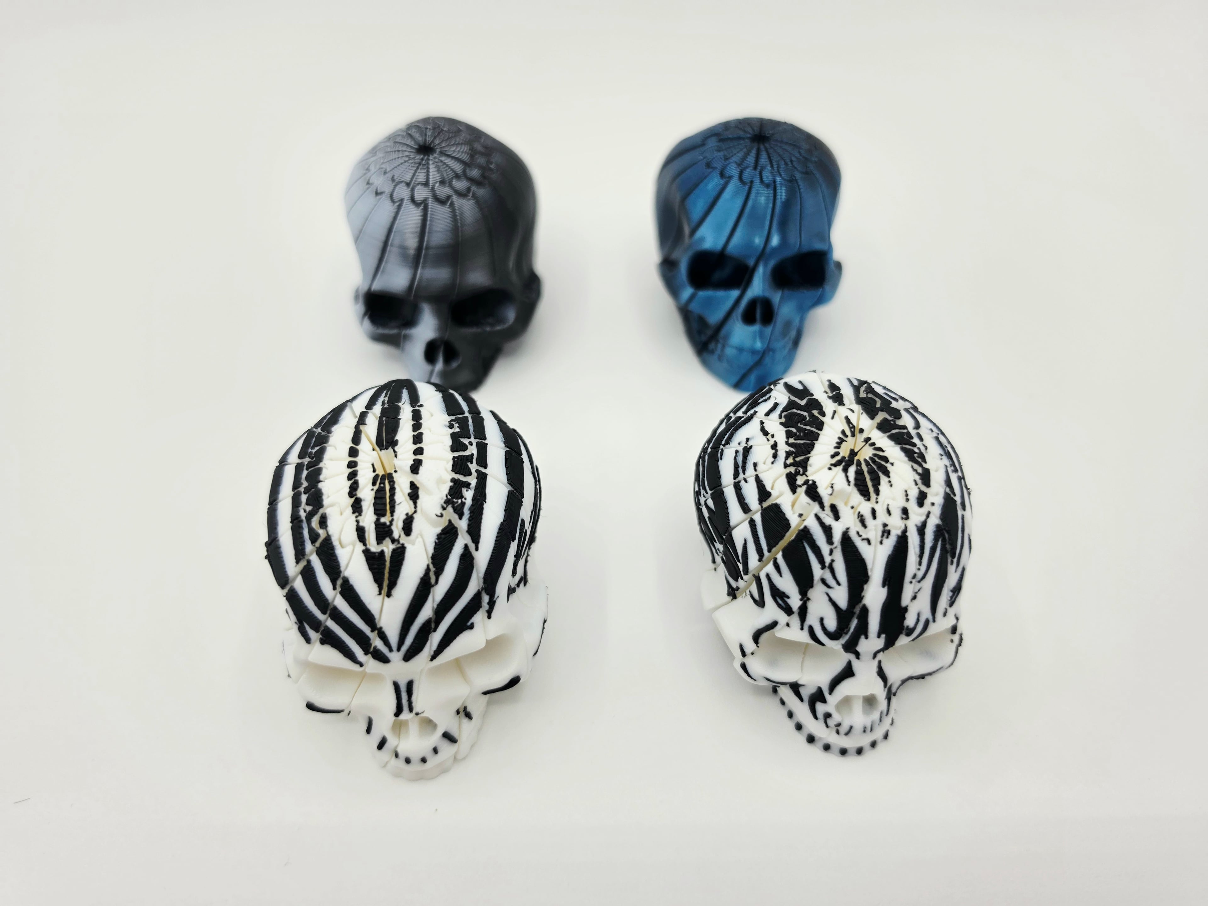 Mini Twist Fidget Skull Collection 3d model