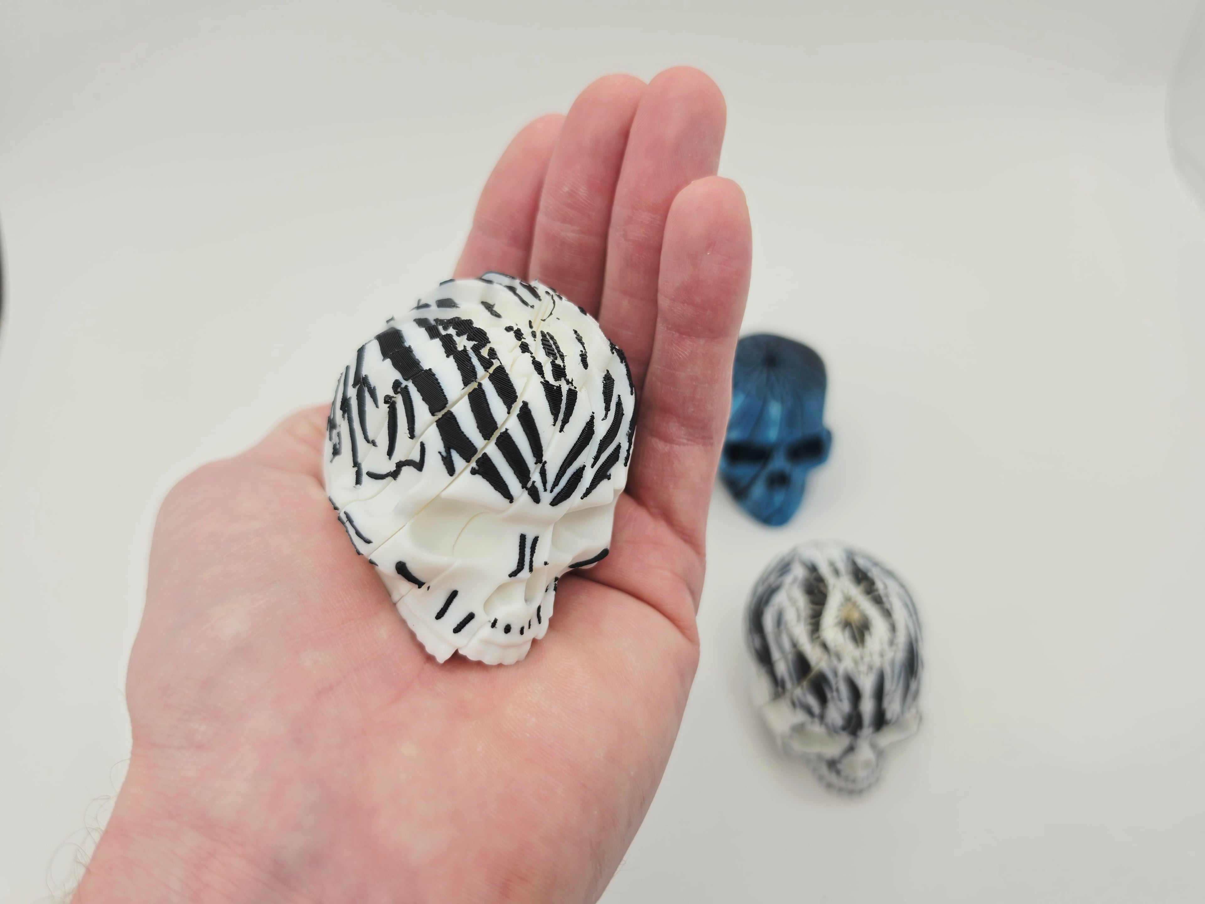 Mini Twist Fidget Skull Collection 3d model