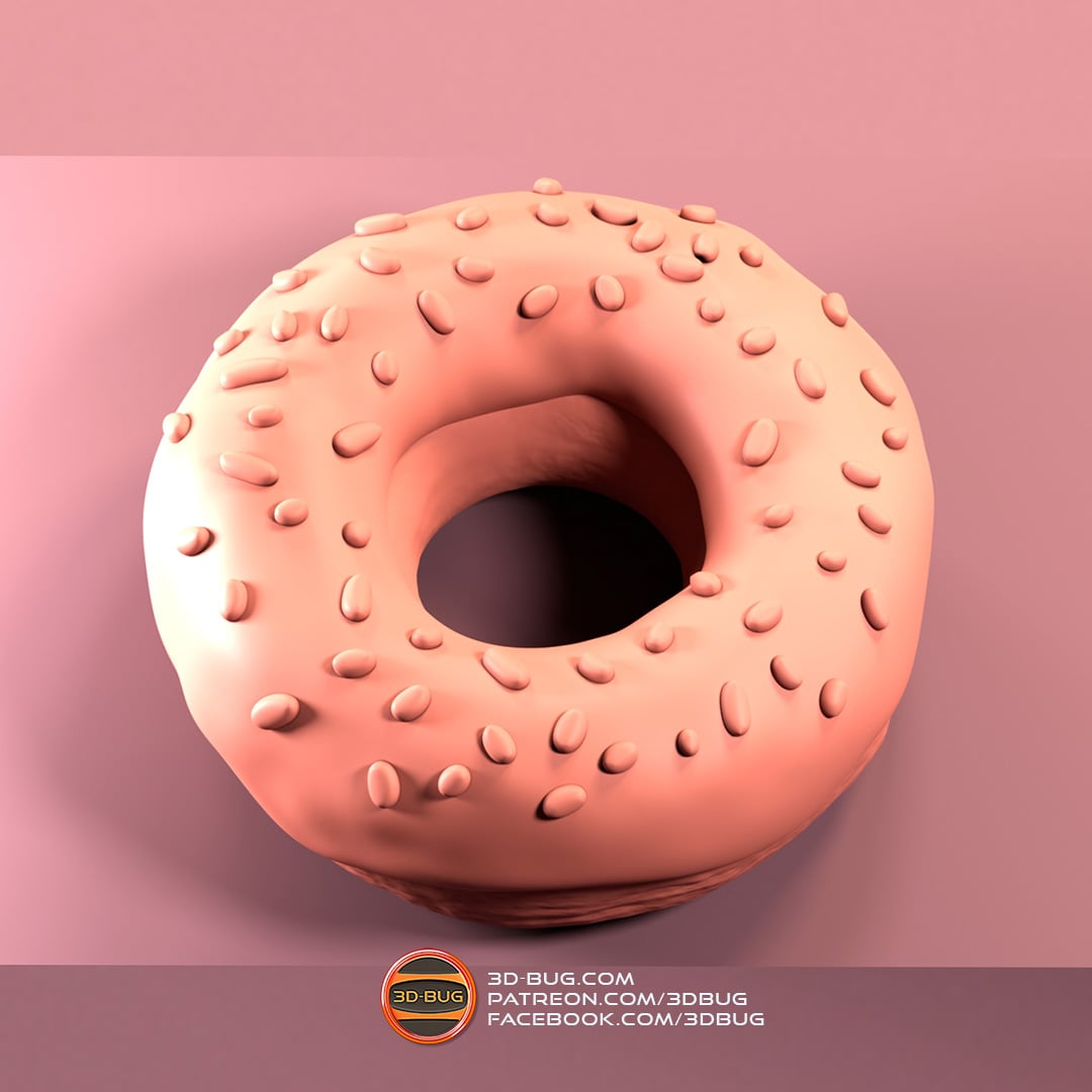 Donut 3d model